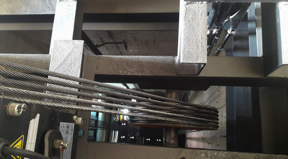 our wire rope used on elevator