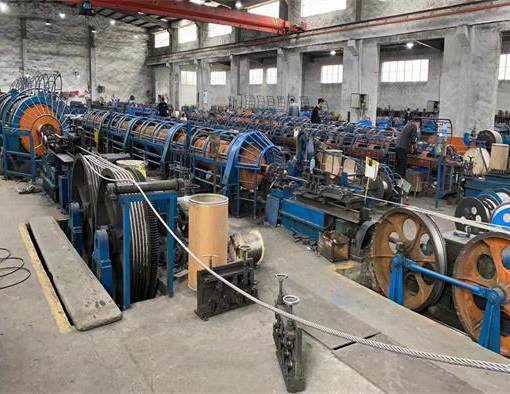 Stainless Steel Wire Rope Production